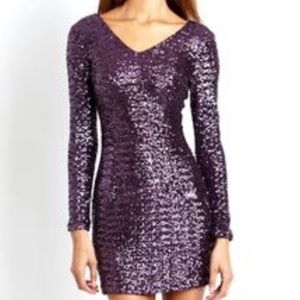 Ark & Co shimmery purple dress
